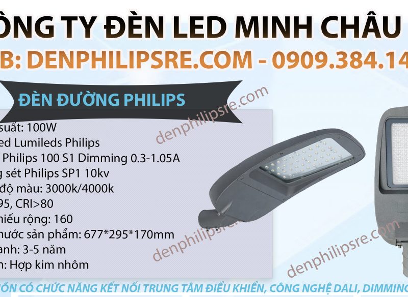 Đèn đường Dimmer Philips 100W